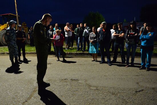 Military barrack collapses in Omsk region