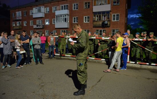 Military barrack collapses in Omsk region