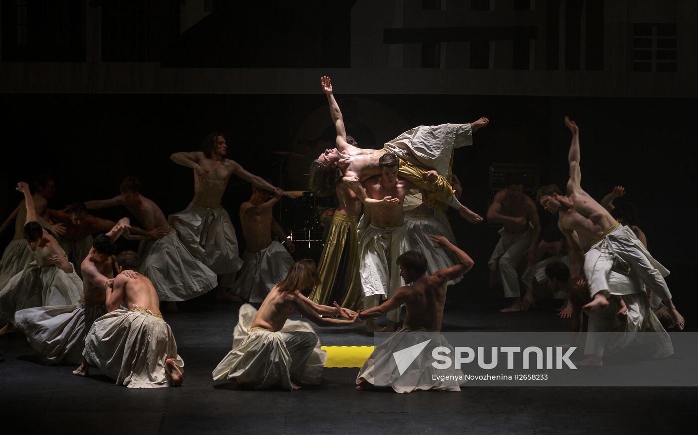 Final rehearsal of the play "Phaedra" at Roman Viktyuk Theater
