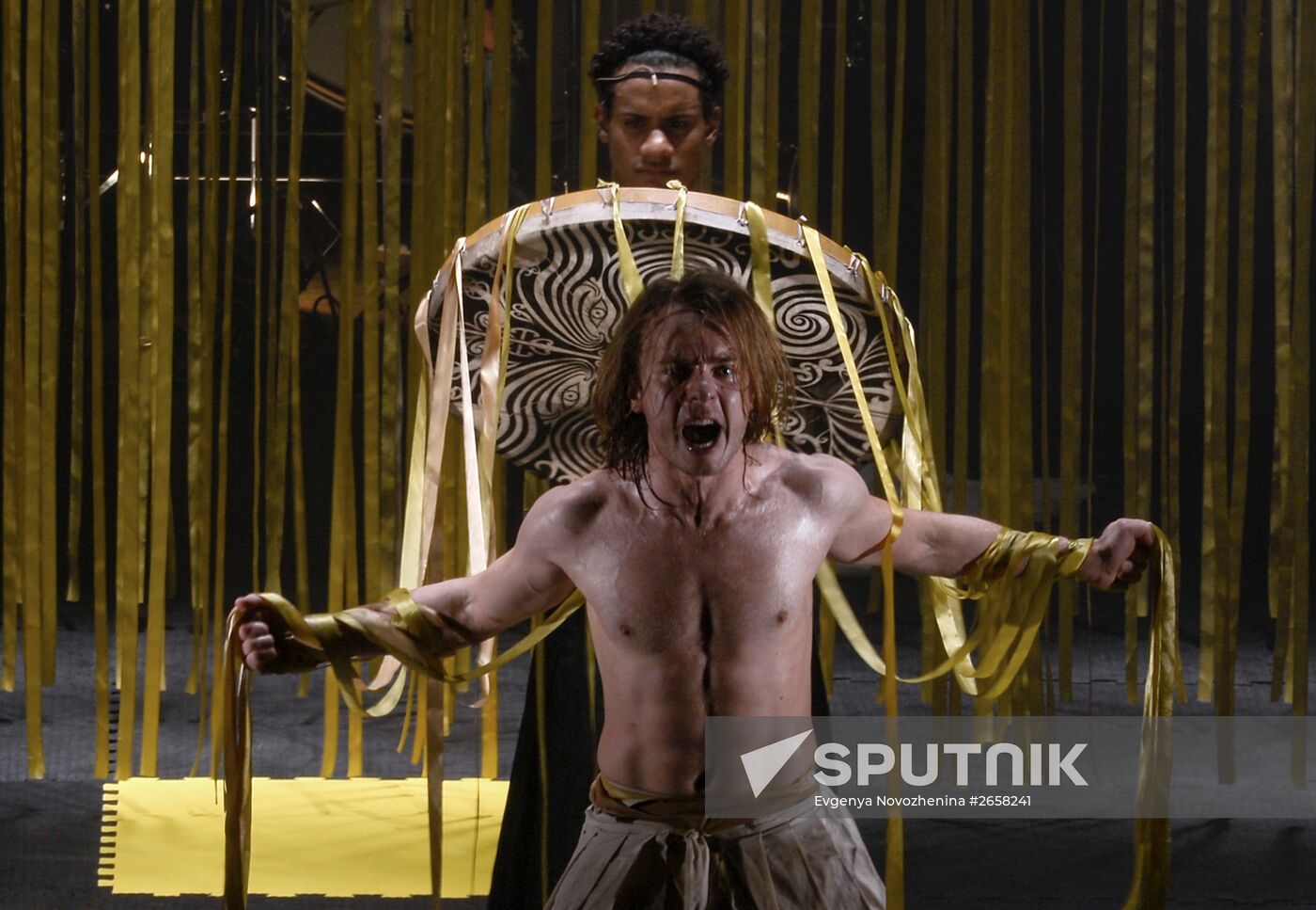 Final rehearsal of the play "Phaedra" at Roman Viktyuk Theater