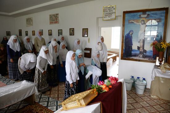 The Orthodox Christian community of St. Anthimus in the village of Poteryayevka