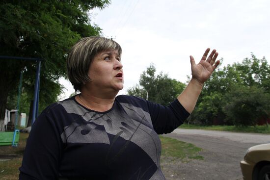 Crash site of Malaysia Airlines Boeing 777