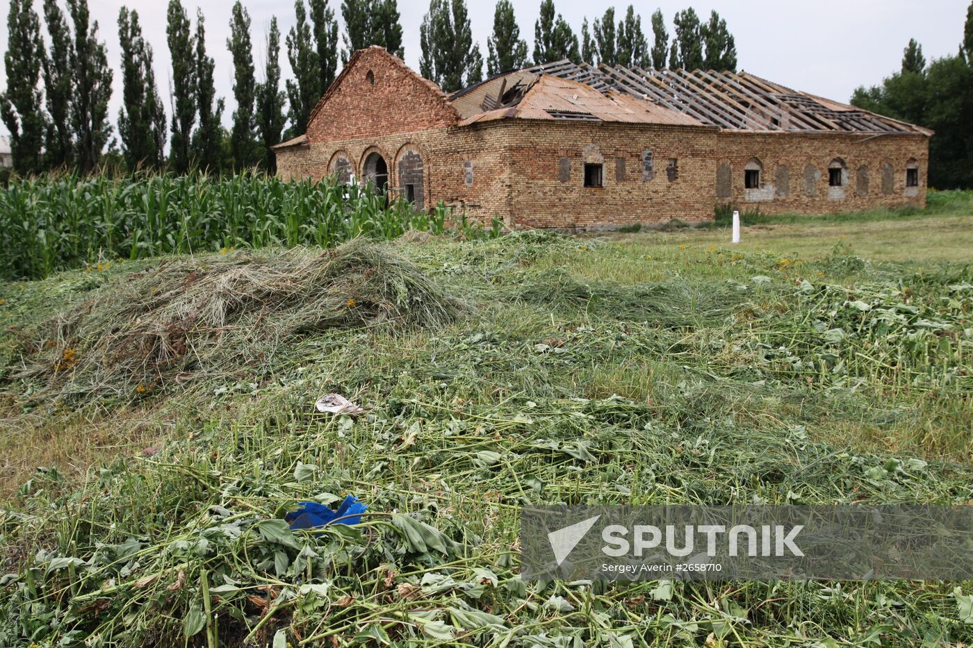 Crash site of Malaysia Airlines Boeing 777