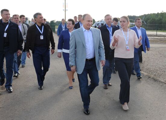 President Vladimir Putin visits Terra Scientia Russian Educational Youth Forum