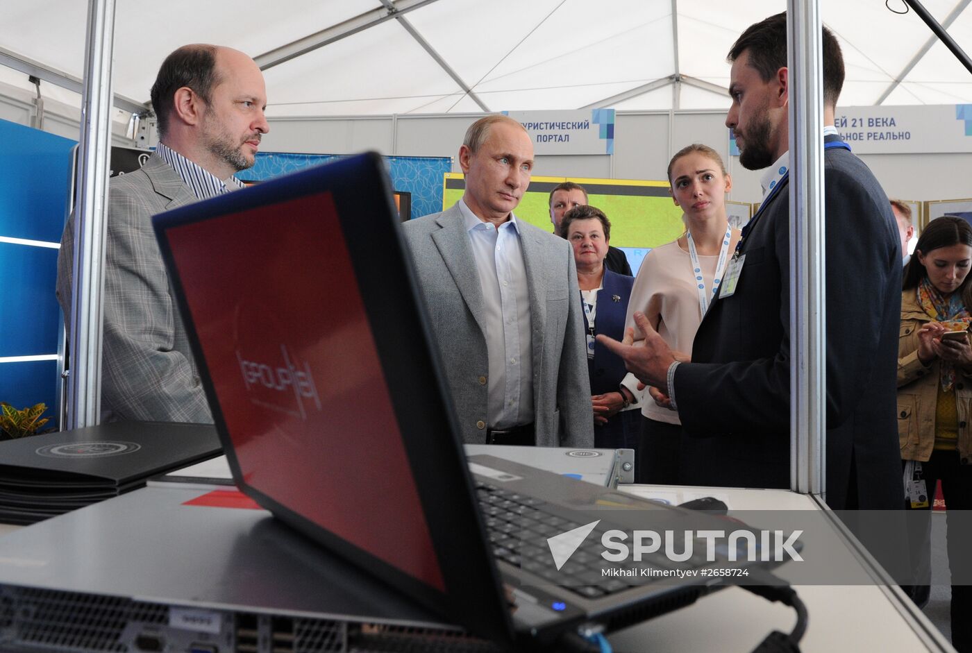 President Vladimir Putin visits Terra Scientia Russian Educational Youth Forum