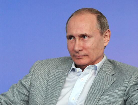 President Vladimir Putin visits Terra Scientia Russian Educational Youth Forum