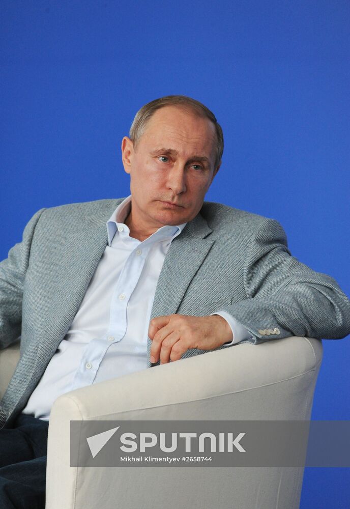 President Vladimir Putin visits Terra Scientia Russian Educational Youth Forum