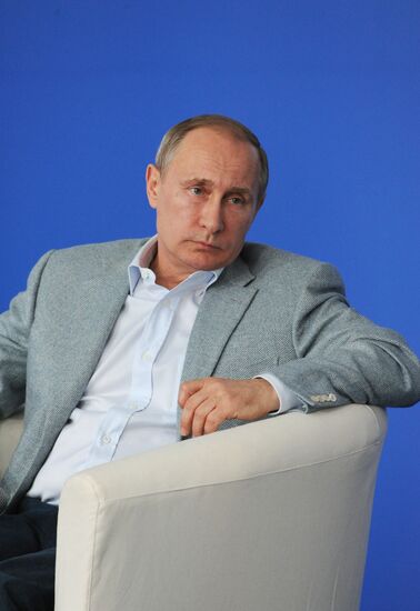 President Vladimir Putin visits Terra Scientia Russian Educational Youth Forum