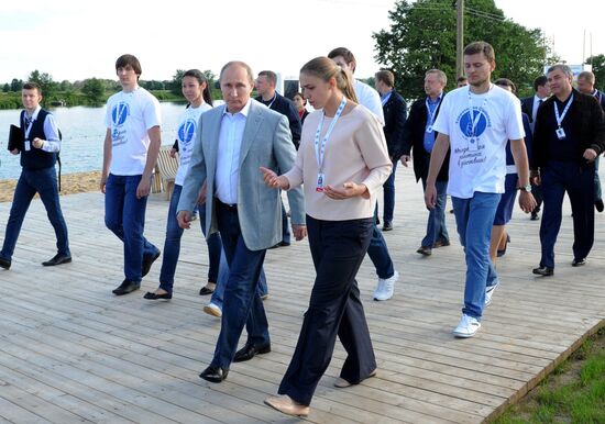 President Vladimir Putin visits Terra Scientia Russian Educational Youth Forum