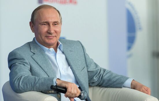 President Vladimir Putin visits Terra Scientia Russian Educational Youth Forum