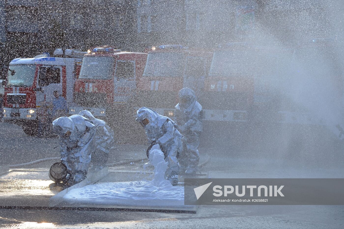 Firefighting tournament in Chelyabinsk