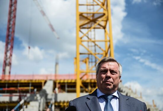 Rostov Arena construction ahead of 2018 FIFA World Cup