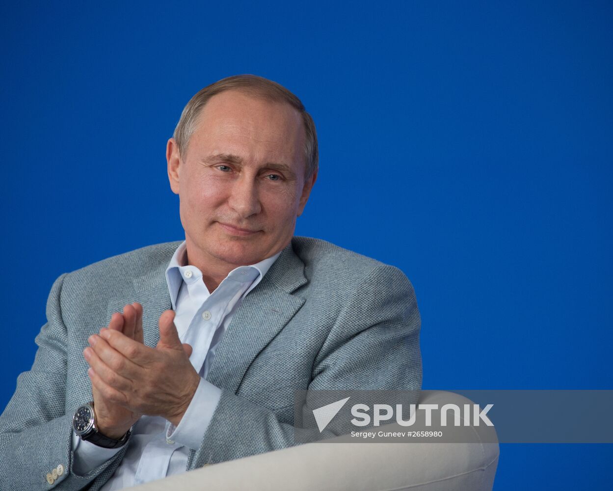 President Vladimir Putin visits Terra Scientia Russian Educational Youth Forum