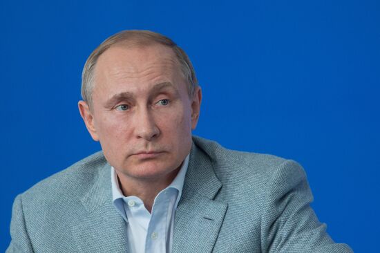 President Vladimir Putin visits Terra Scientia Russian Educational Youth Forum