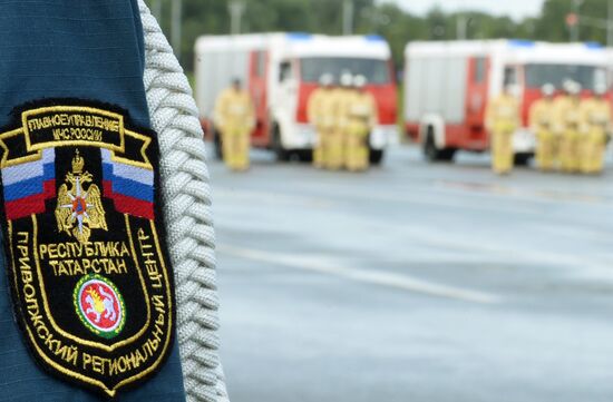 Emergency Ministry's units enter on duties at facilities of 16th FINA World Championships