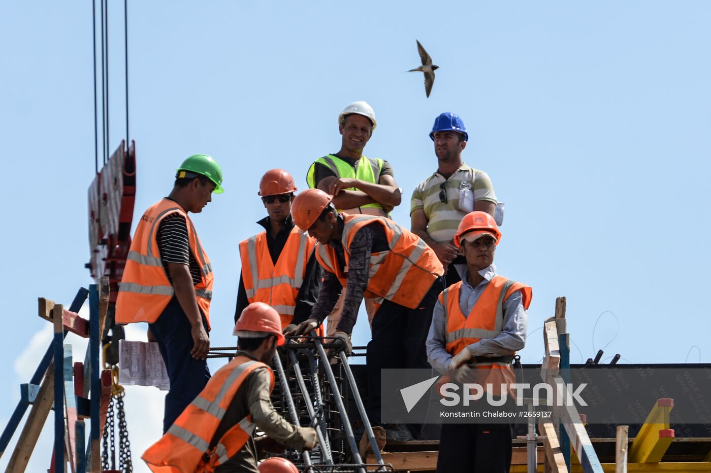 Construction of Rostov Arena Stadium ahead of 2018 FIFA World Cup