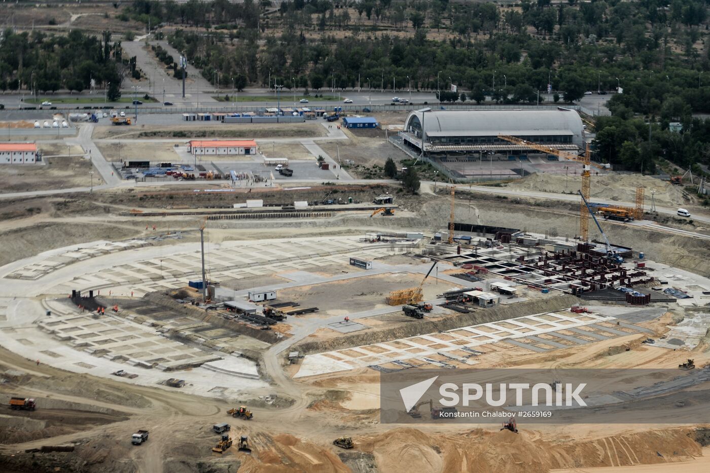 Stadium construction in Volgograd ahead of 2018 FIFA World Cup