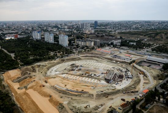 Stadium construction in Volgograd ahead of 2018 FIFA World Cup