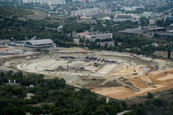 Stadium construction in Volgograd ahead of 2018 FIFA World Cup