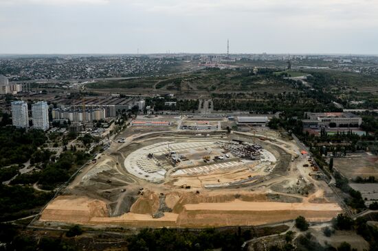 Stadium construction in Volgograd ahead of 2018 FIFA World Cup