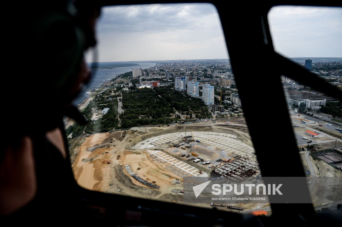 Stadium construction in Volgograd ahead of 2018 FIFA World Cup