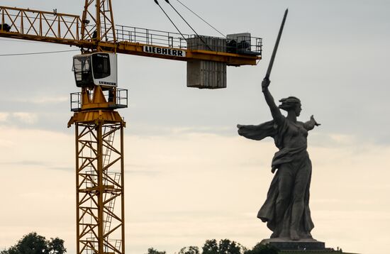 Stadium construction in Volgograd ahead of 2018 FIFA World Cup