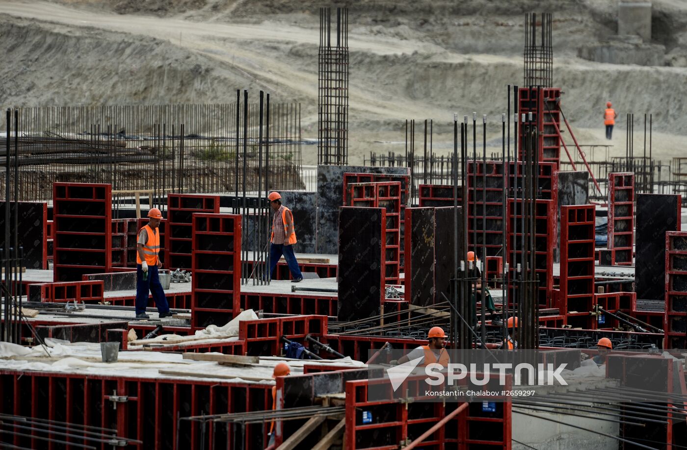 Stadium construction in Volgograd ahead of 2018 FIFA World Cup