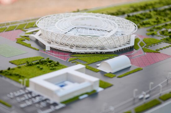 Stadium construction in Volgograd ahead of 2018 FIFA World Cup