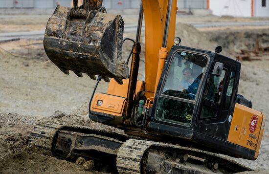 Stadium construction in Volgograd ahead of 2018 FIFA World Cup
