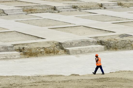 Stadium construction in Volgograd ahead of 2018 FIFA World Cup