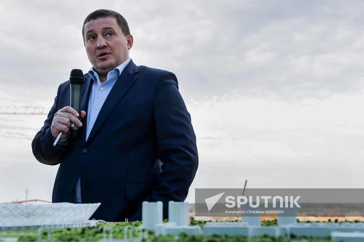 Stadium construction in Volgograd ahead of 2018 FIFA World Cup