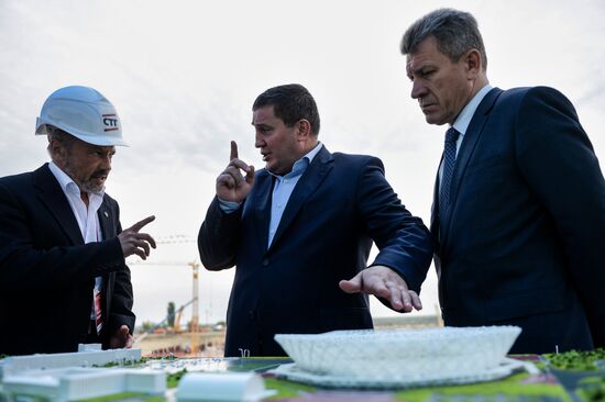 Stadium construction in Volgograd ahead of 2018 FIFA World Cup