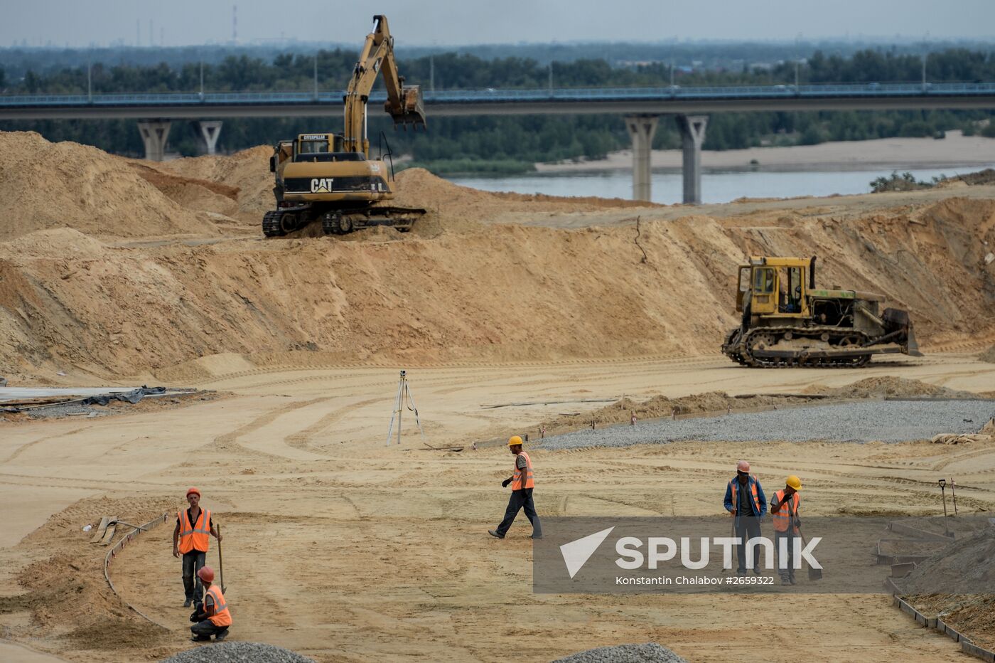 Stadium construction in Volgograd ahead of 2018 FIFA World Cup