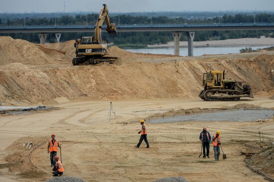 Stadium construction in Volgograd ahead of 2018 FIFA World Cup