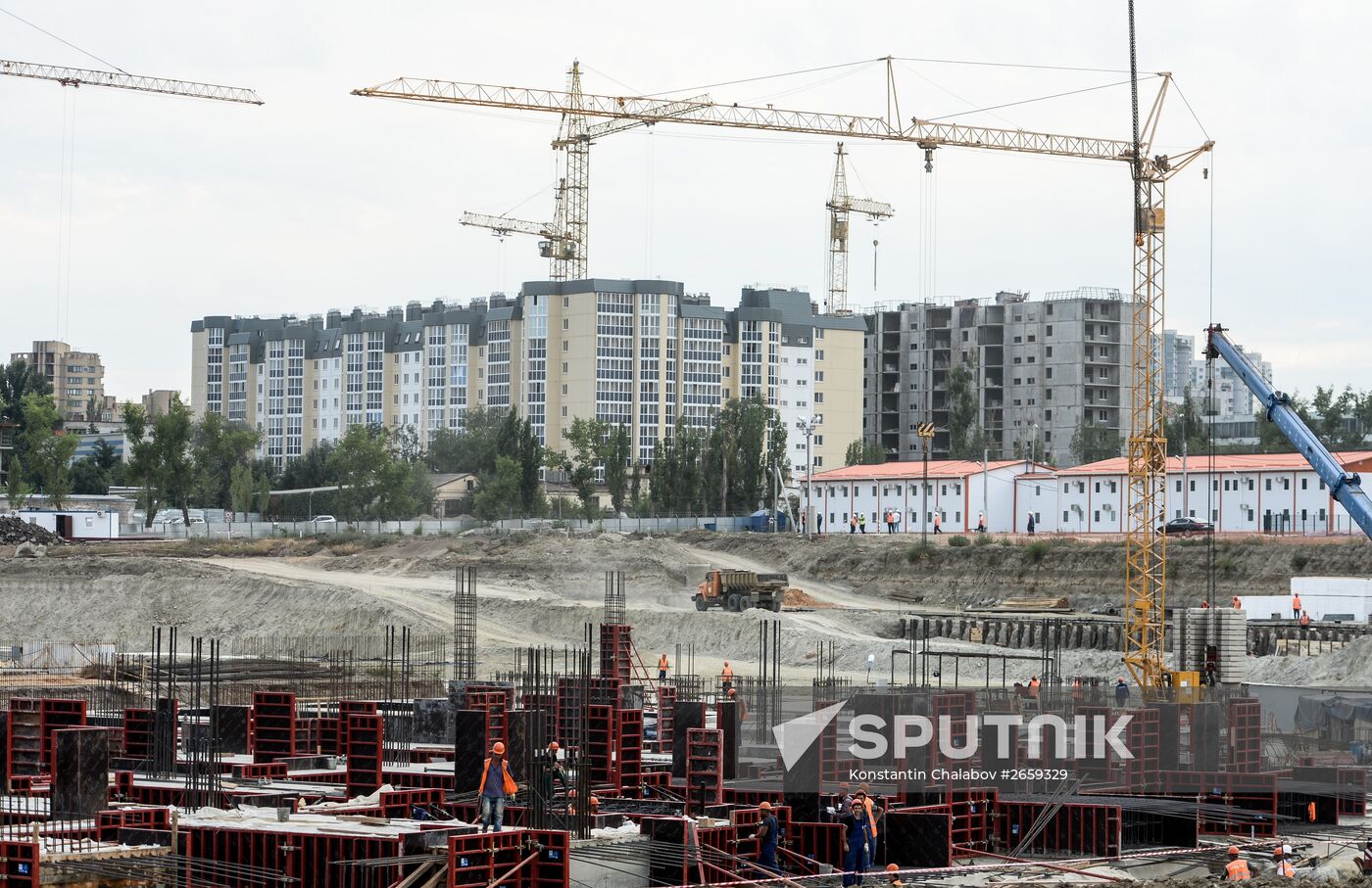Stadium construction in Volgograd ahead of 2018 FIFA World Cup