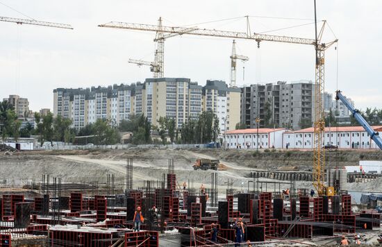 Stadium construction in Volgograd ahead of 2018 FIFA World Cup