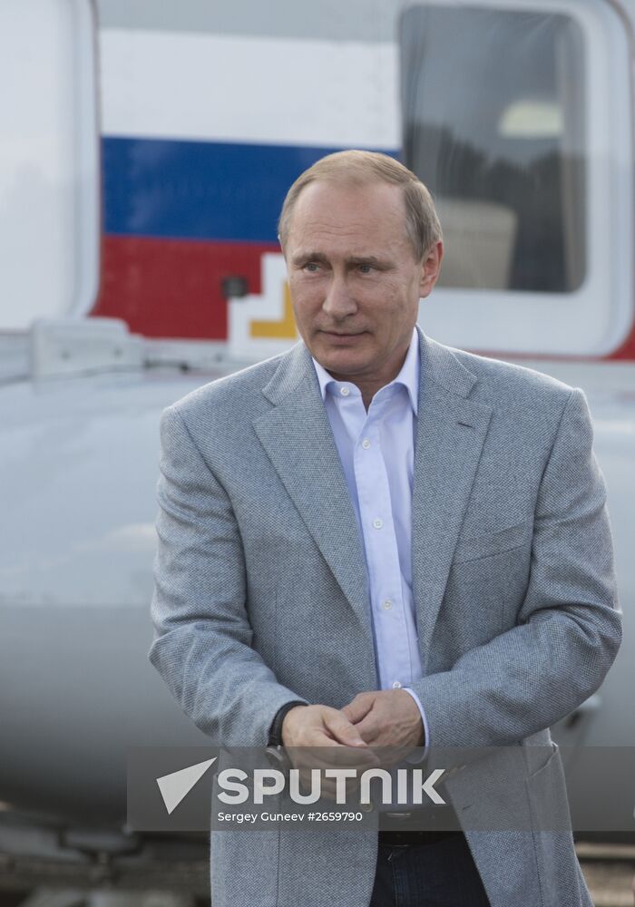 President Vladimir Putin visits Terra Scientia Russian Educational Youth Forum