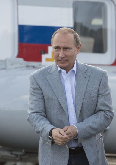 President Vladimir Putin visits Terra Scientia Russian Educational Youth Forum