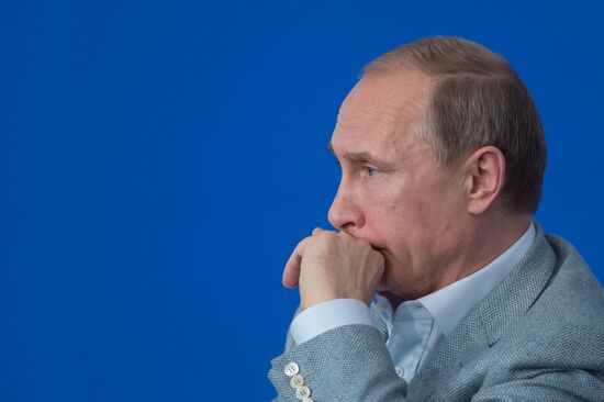 President Vladimir Putin visits Terra Scientia Russian Educational Youth Forum