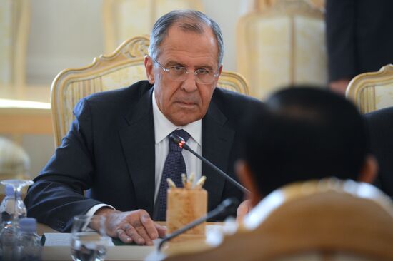 Meeting of Foreign Ministers of Russia and Thailand