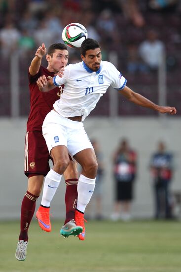 Football. UEFA Under 19 Championship. Russia vs. Greece