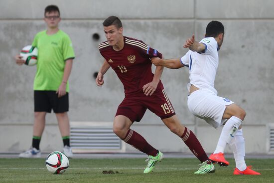 Football. UEFA Under 19 Championship. Russia vs. Greece