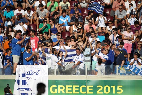 Football. UEFA Under 19 Championship. Russia vs. Greece
