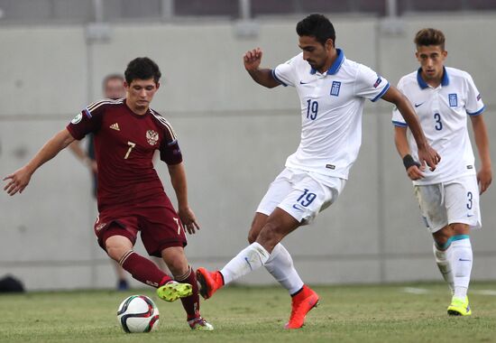 Football. UEFA Under 19 Championship. Russia vs. Greece