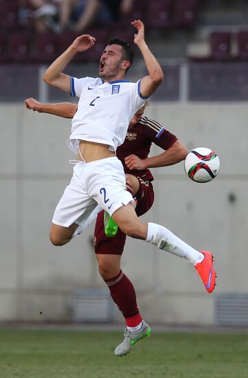 Football. UEFA Under 19 Championship. Russia vs. Greece