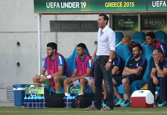 Football. UEFA Under 19 Championship. Russia vs. Greece