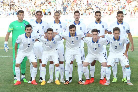 Football. UEFA Under 19 Championship. Russia vs. Greece