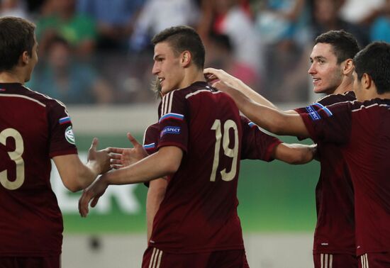 Football. UEFA Under 19 Championship. Russia vs. Greece