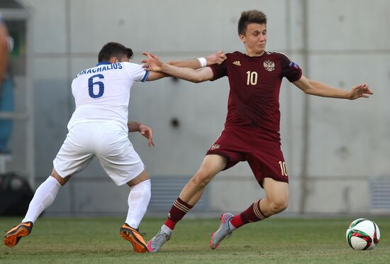 Football. UEFA Under 19 Championship. Russia vs. Greece