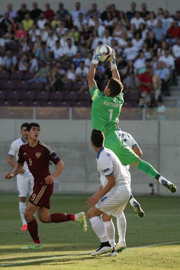 Football. UEFA Under 19 Championship. Russia vs. Greece
